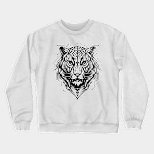 Tiger Animal Freedom World Wildlife Wonder Vector Graphic Crewneck Sweatshirt